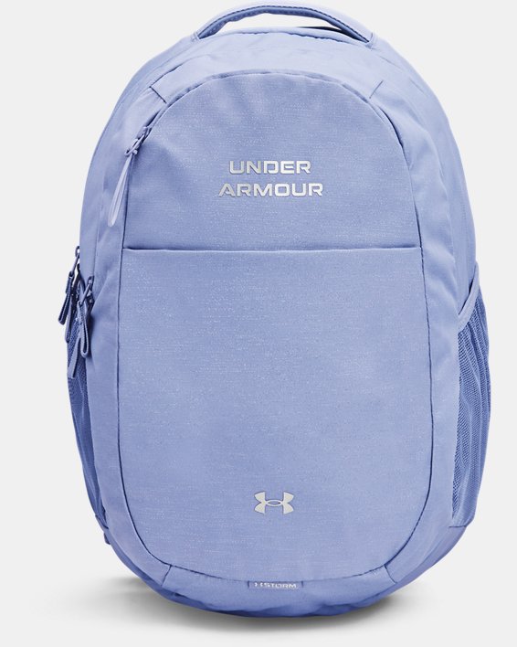 Women's UA Hustle Signature Backpack, Blue, pdpMainDesktop image number 0